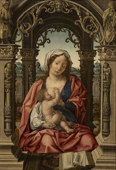 Maagd en kind, Jan Gossaert Mabuse